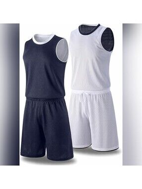 NWT Liberty Pro Men's Reversible Basketball Jersey and Shorts, Large